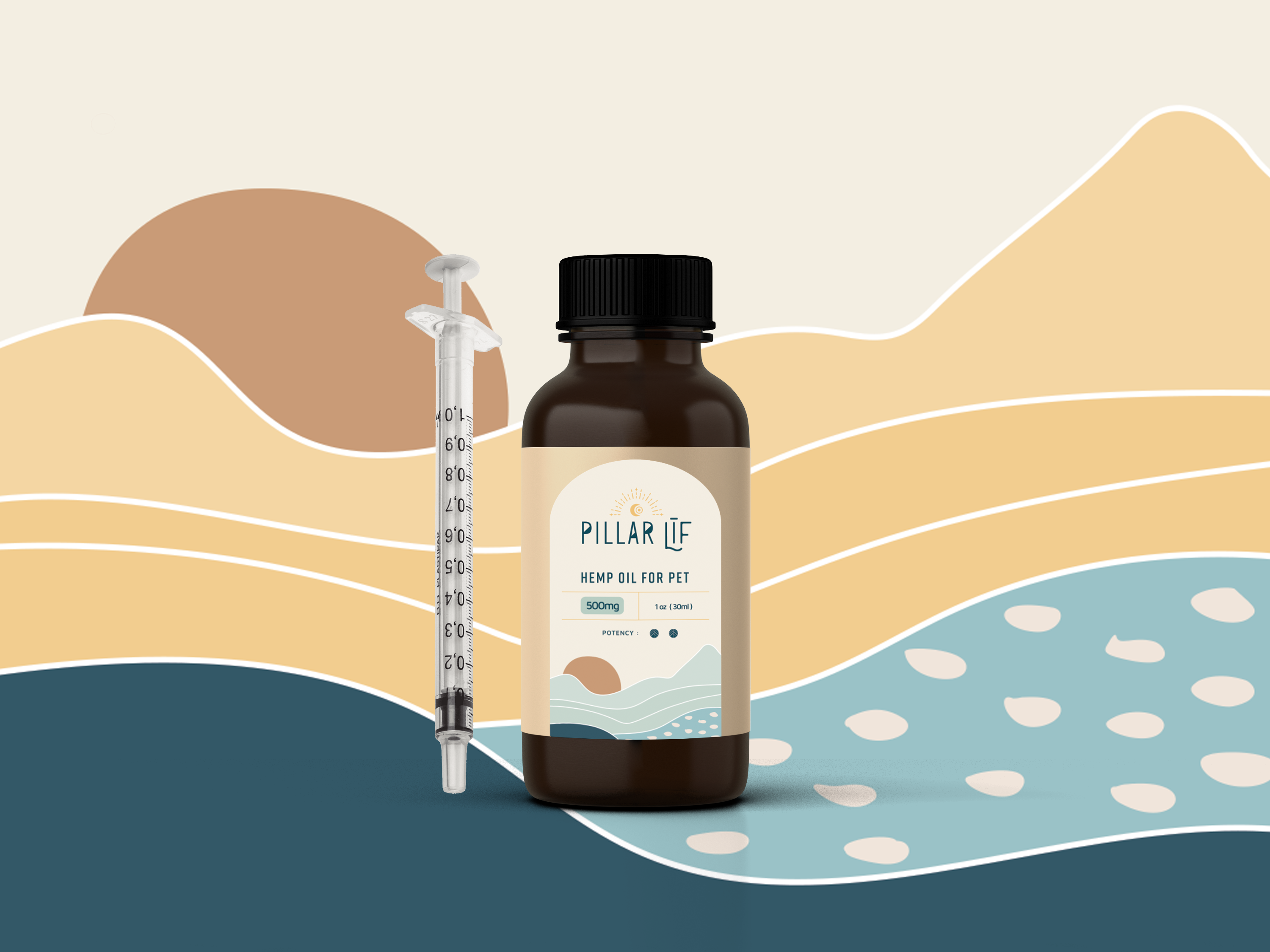 Pillar Līf 500mg spagyric cbd for pets