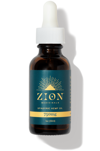 750mg Spagyric Hemp Extract Oil - Zion Medicinals
